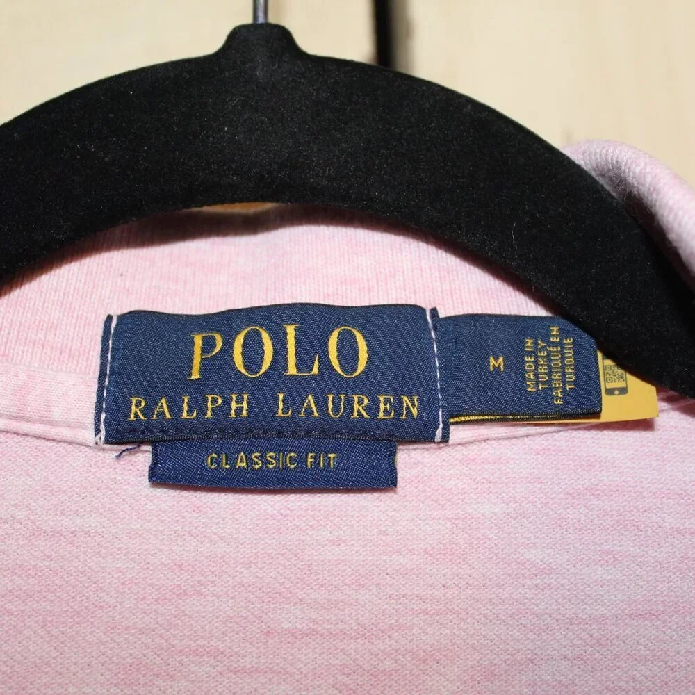 Ralph Lauren Polo Classic Fit 100% cotton pink short-sleeve size‎ M